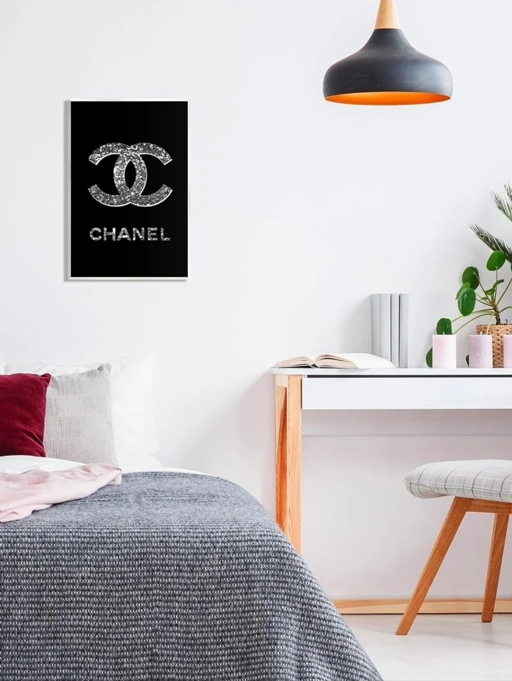 NEW! CHANEL GLEAMING GLAM SYMBOL WALL PLAQUE 13